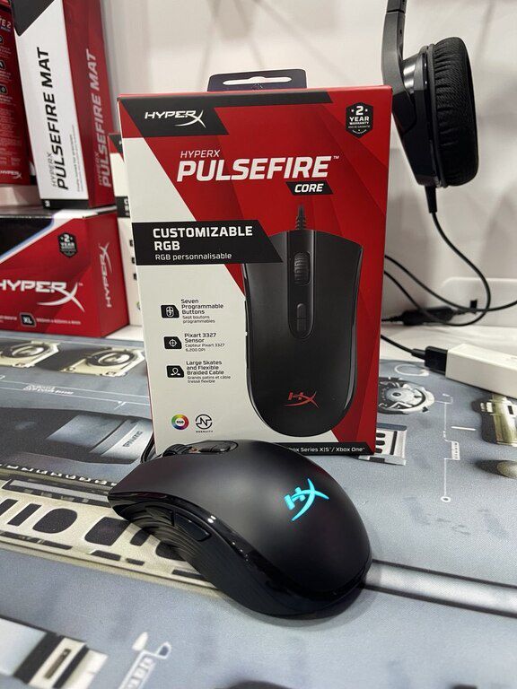 Gaming mouse "HyperX Pulsefire Core Black (4P4F8AA)" — Periferik cihazlar, Bakı (9)