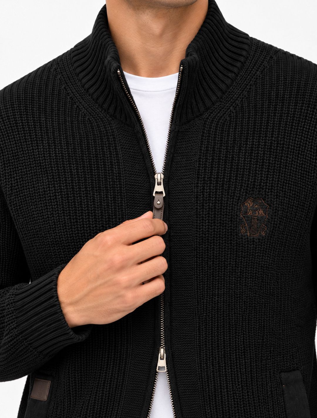 Kişi kardiqanı BB01, qara, trikotaj/pambıq, ölçü M — Mallar, Bakı (2)