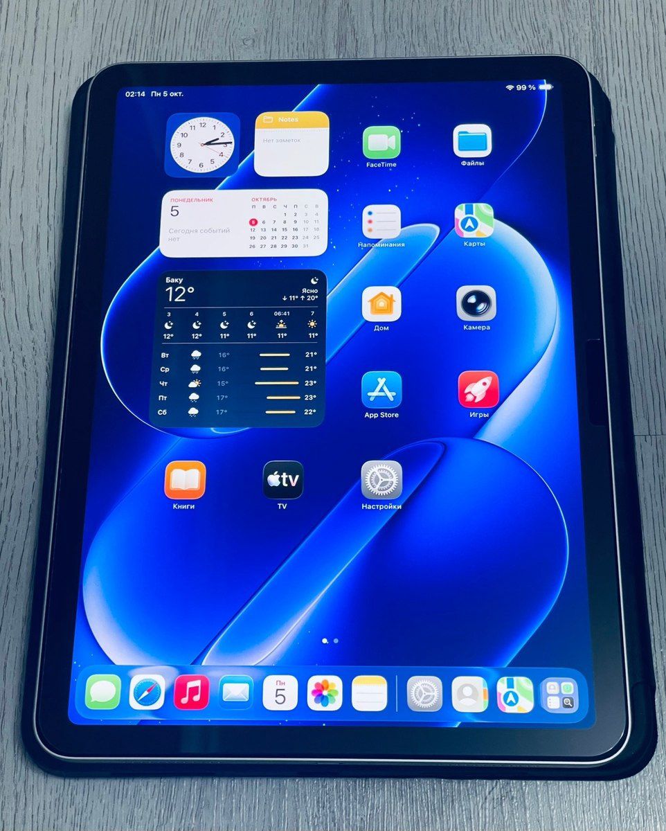 Apple iPad Air 11-inch M3 (2026) Blue 128GB/12GB — Planshetlər, Bakı (4)