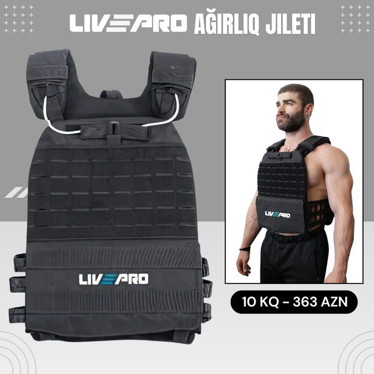 Ağırlıq jiletləri "Weight Vest" — İdman, hobi, istirahət, Bakı (9)