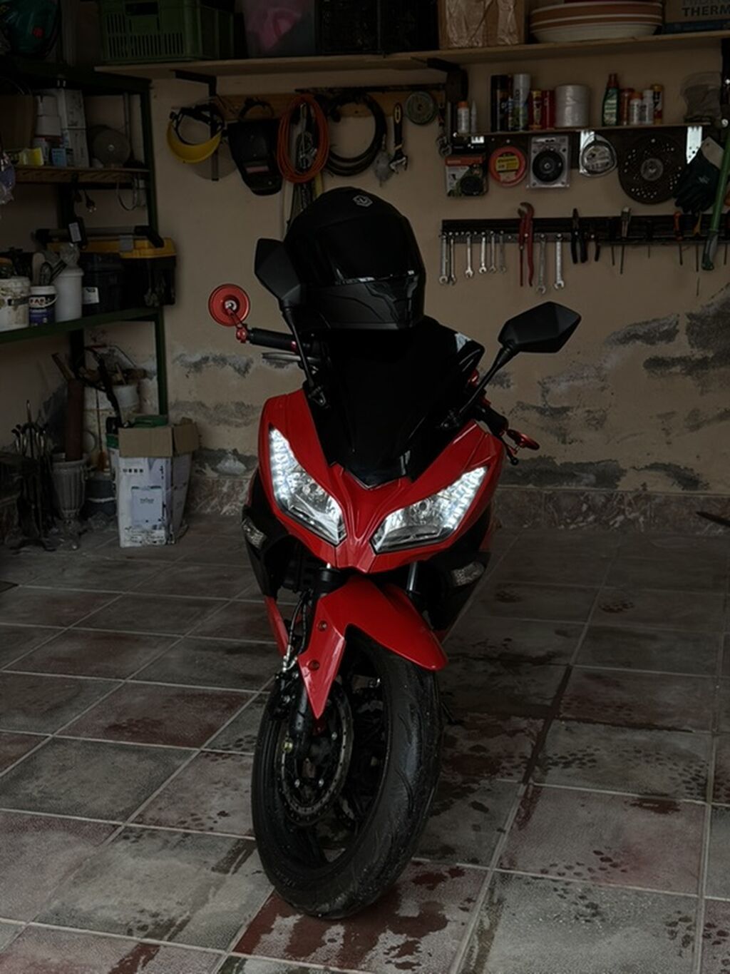 Idman üslublu yol motosikleti - Korpus: tam qapaqlı sport dizayn — Motosikletlər, Bakı (9)