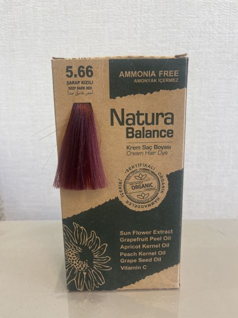 Krem-boya oksidləşdirici ilə Natura Balance N5.66 Deep Dark Red — 13.49 ₼ · Bakı · Mallar Krem-boya oksidləşdirici ilə Natura Balance N5.66 Deep Dark Red — Bakı