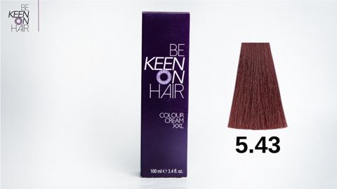 Krem-boya Keen 5.43 Светло-коричневый медно-золотистый, 100 ml — Bakı