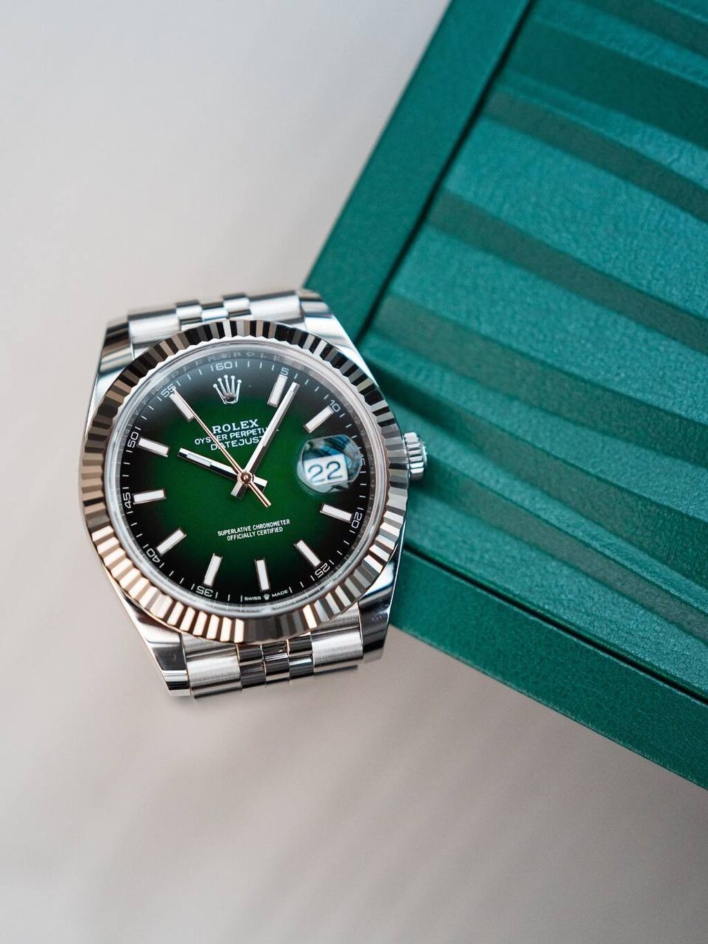 Yeni, Qol saatı, Rolex, rəng - Yaşıl — Qol saatları, Bakı (9)