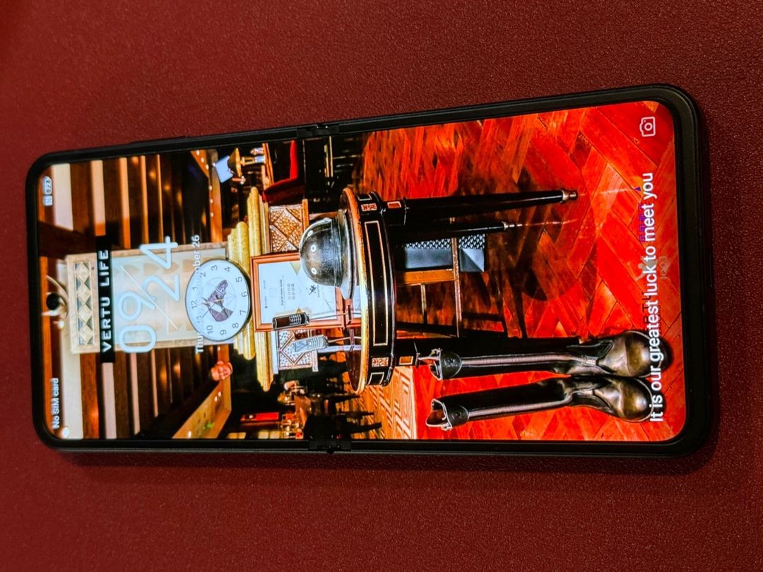 Vertu Ironflip Alligator Skin Basalt Black 512GB/12GB — Smartfonlar, Bakı (10)