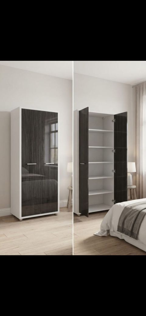 İşlənmiş, 2 qapılı, Qara, Açılan, Düz dolab — 120 ₼ · Digah · Şkaflar İşlənmiş, 2 qapılı, Qara, Açılan, Düz dolab — Digah