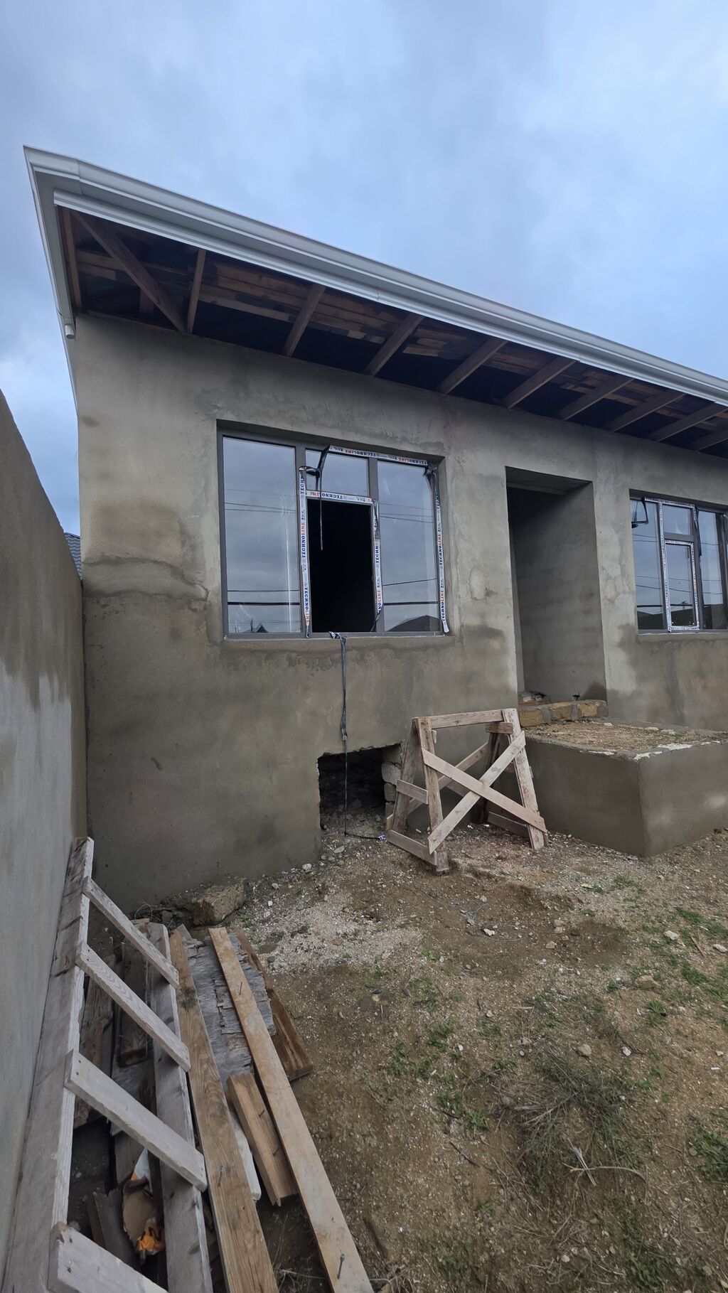 4 otaqlı, 124 kv. m, Kredit yoxdur, Təmirsiz — Ev, villa, Digah (4)