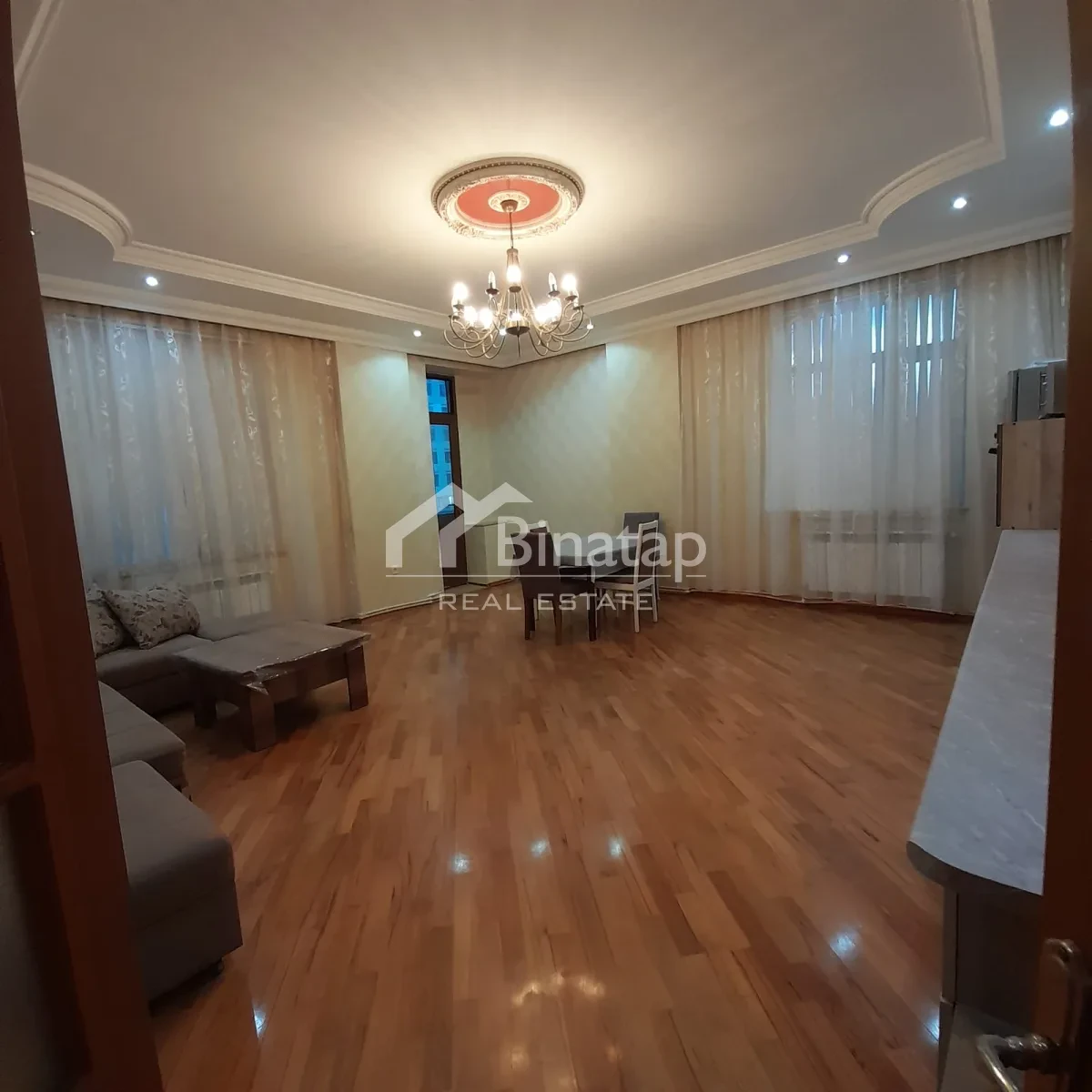 İcarəyə verilir 3 otaqlı yeni tikili 100 m², İnşaatçılar metrosu, Yasamal rayonu — Mənzil, Bakı (4)