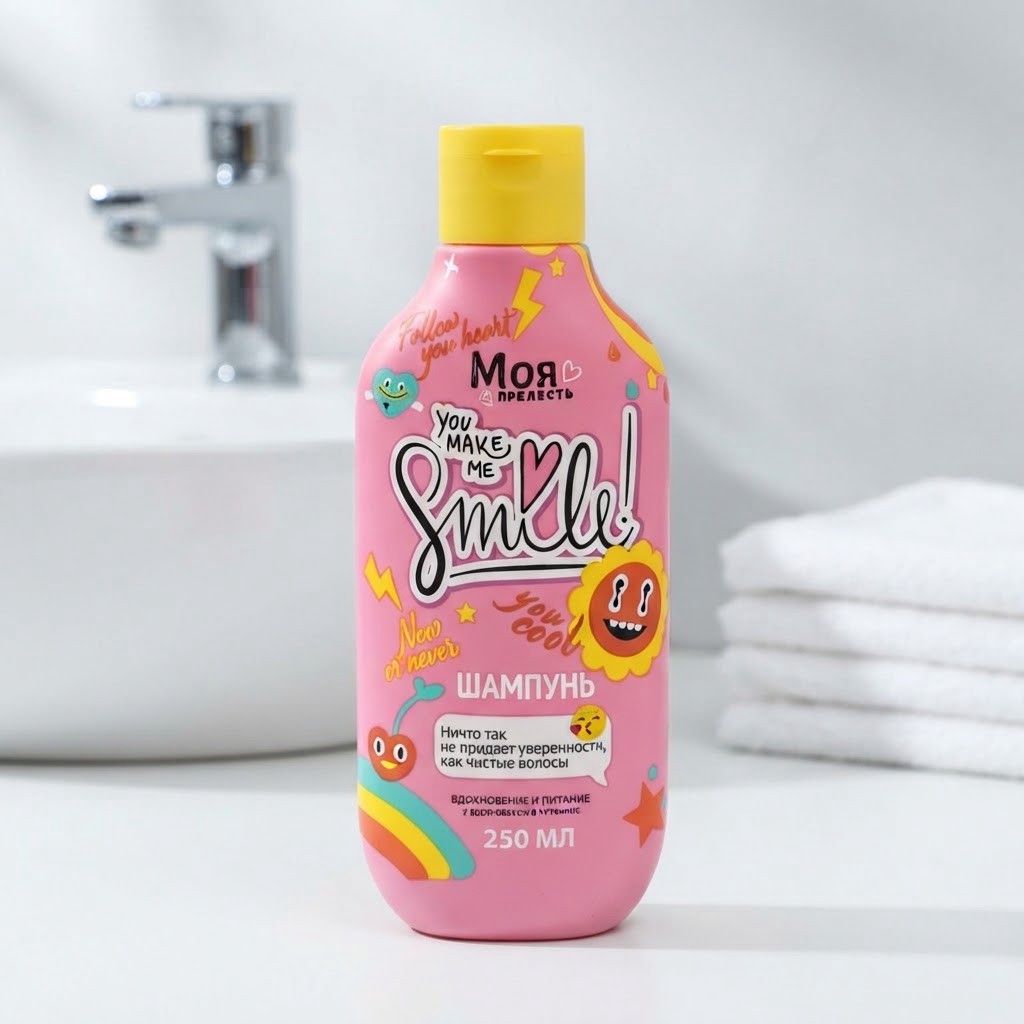 Uşaq şampunu Моя Прелесть Smile, 0+ yaş, 250 ml — Mallar, Bakı (2)