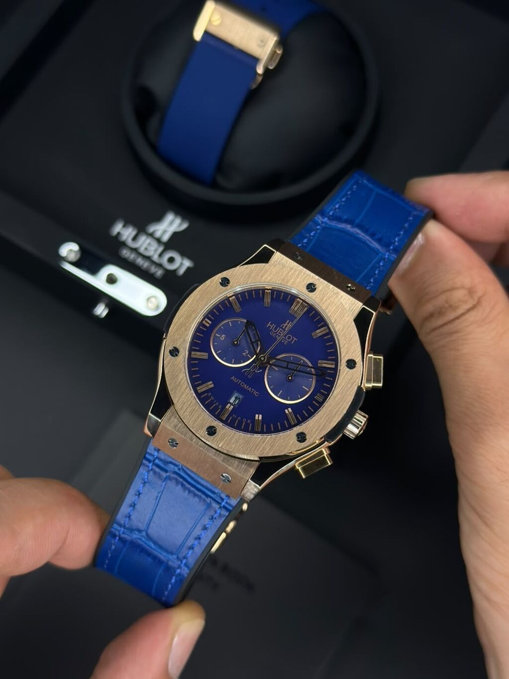 Yeni, Qol saatı, Hublot, rəng - Mavi — Qol saatları, Bakı (5)