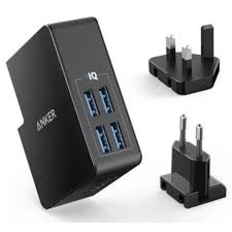 Anker PowerPort 4 Lite 27W 4-Port USB Şarj Cihazı Anker PowerPort 4 — Şarj cihazları