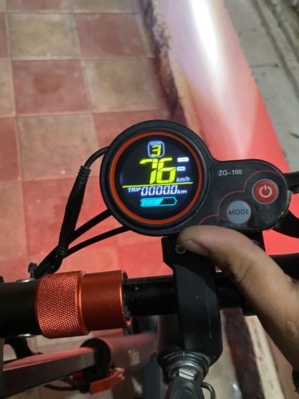 Elektrikli skuter – Ultra/siber üslublu güclü şəhər modeli — Skuterlər, Digah (2)