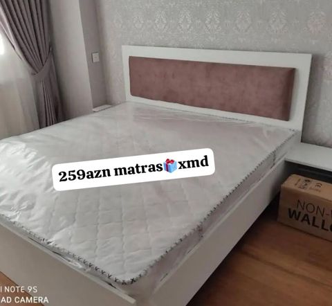 Yataq üçün matras - Qiymət: 259 AZN (şəkildə göstərilib) - Rəng: ağ — ucuz.mebel — Матрастар