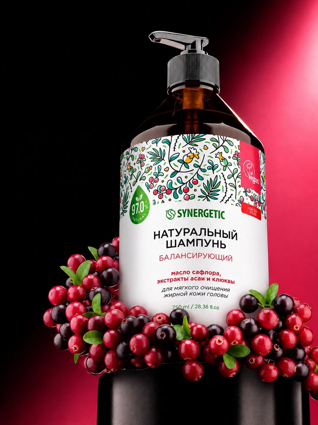 Saçlar üçün şampun Synergetic Balancing, 750 ml — Mallar, Bakı