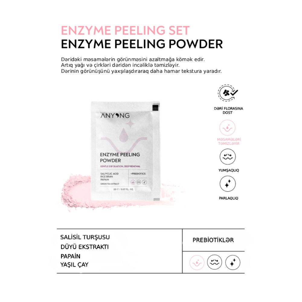 Pilinq üşün dəst Anyong Enzyme Peeling Kit, 2 əd — Mallar, Bakı (3)