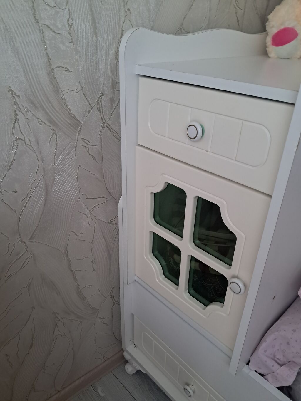 Oğlan və qız üçün, İşlənmiş, Dördbucaq, Beşik, Dəstsiz, Matras ilə, Yellənmə mexanizmsiz — Bəşikləri, Masazır (7)