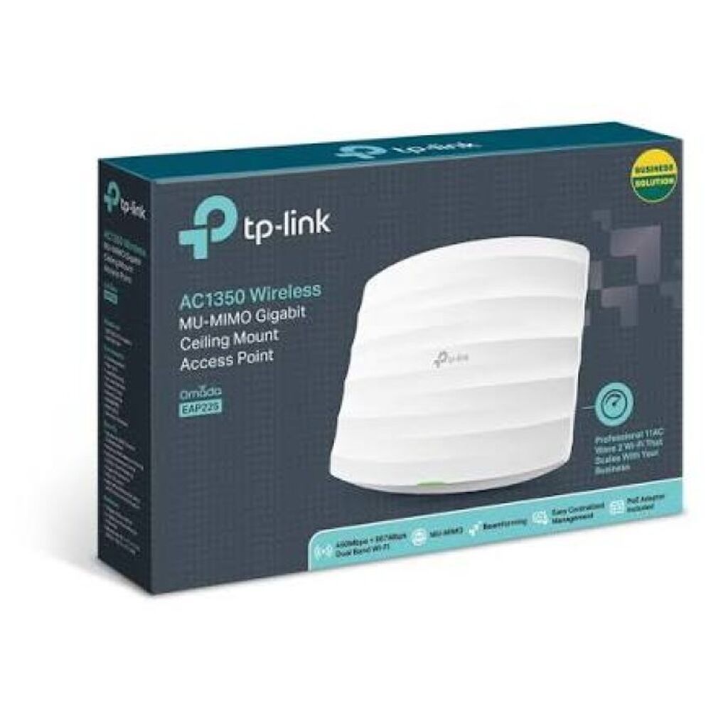 TP-Link Omada EAP225 EU AC1350 Dual Band Gigabit Ceiling/Wall Mount — Şəbəkə və server avadanlığı, Bakı (2)
