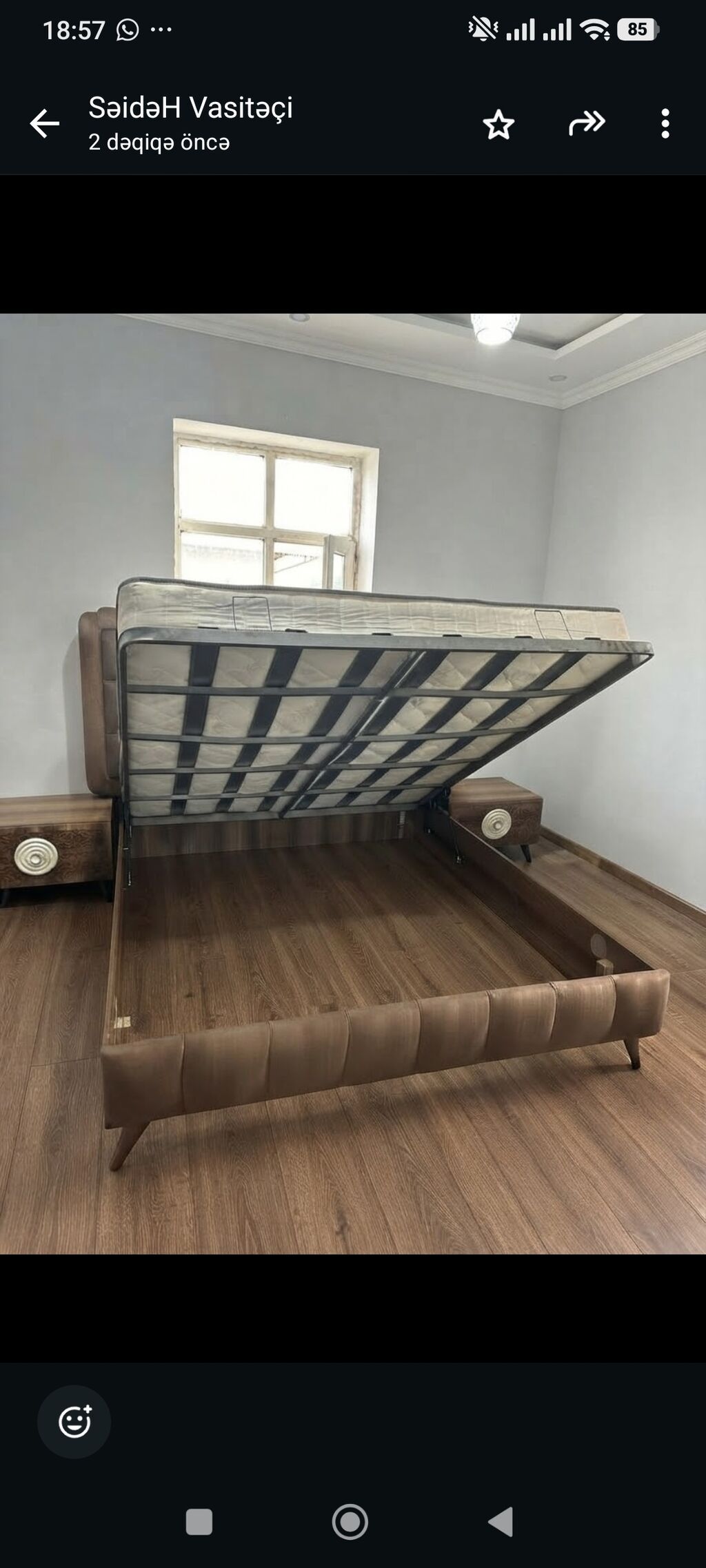 Bazali yataq desti 930 manat. *Çatdırılma yaxın erazilere pulsuz*.Olcu — Yataq otağı mobilya dəstləri, Bakı (4)