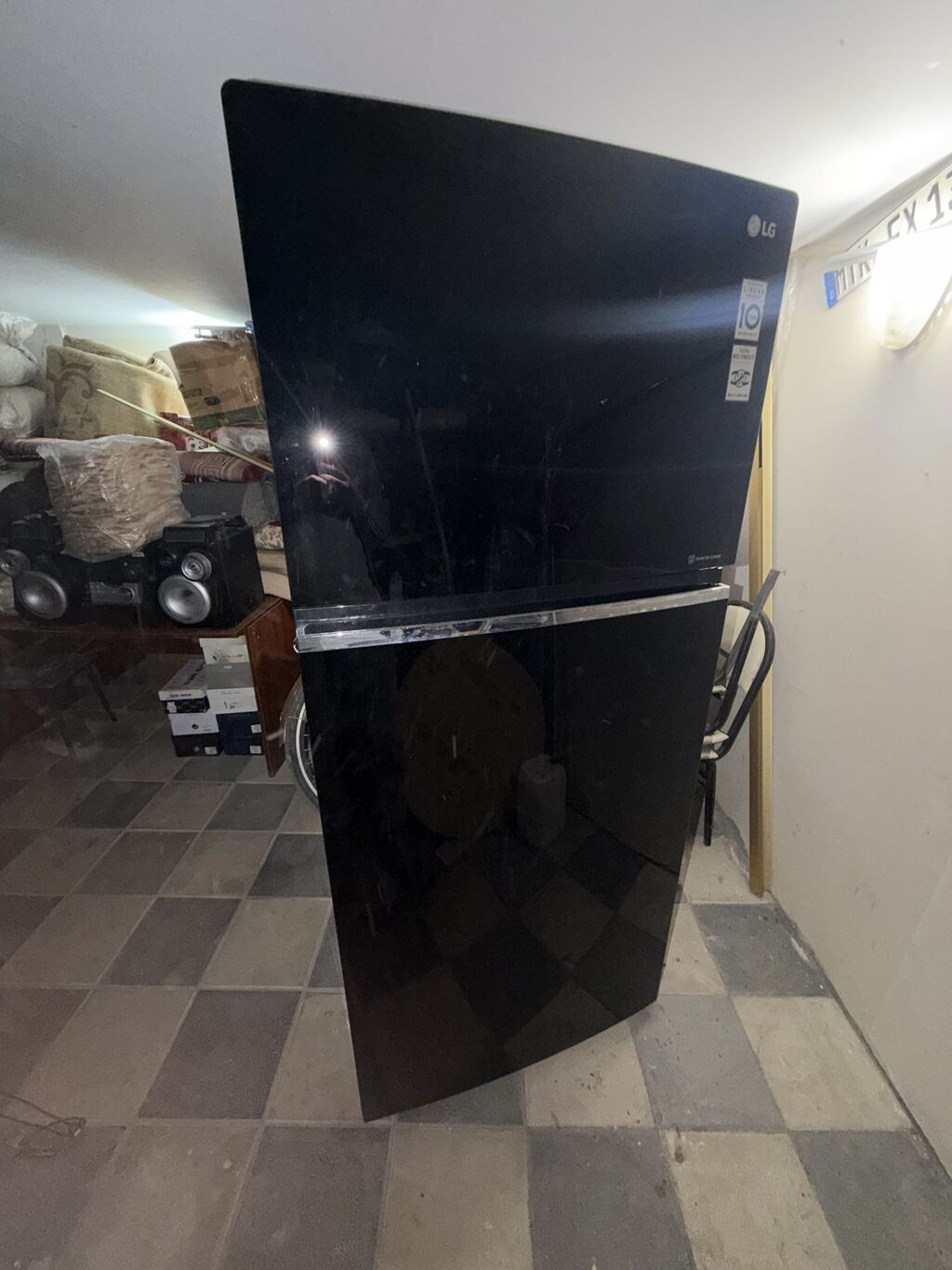 Yeni 1 qapılı LG Soyuducu Satılır, rəng - Qara — Soyuducular, Digah (4)