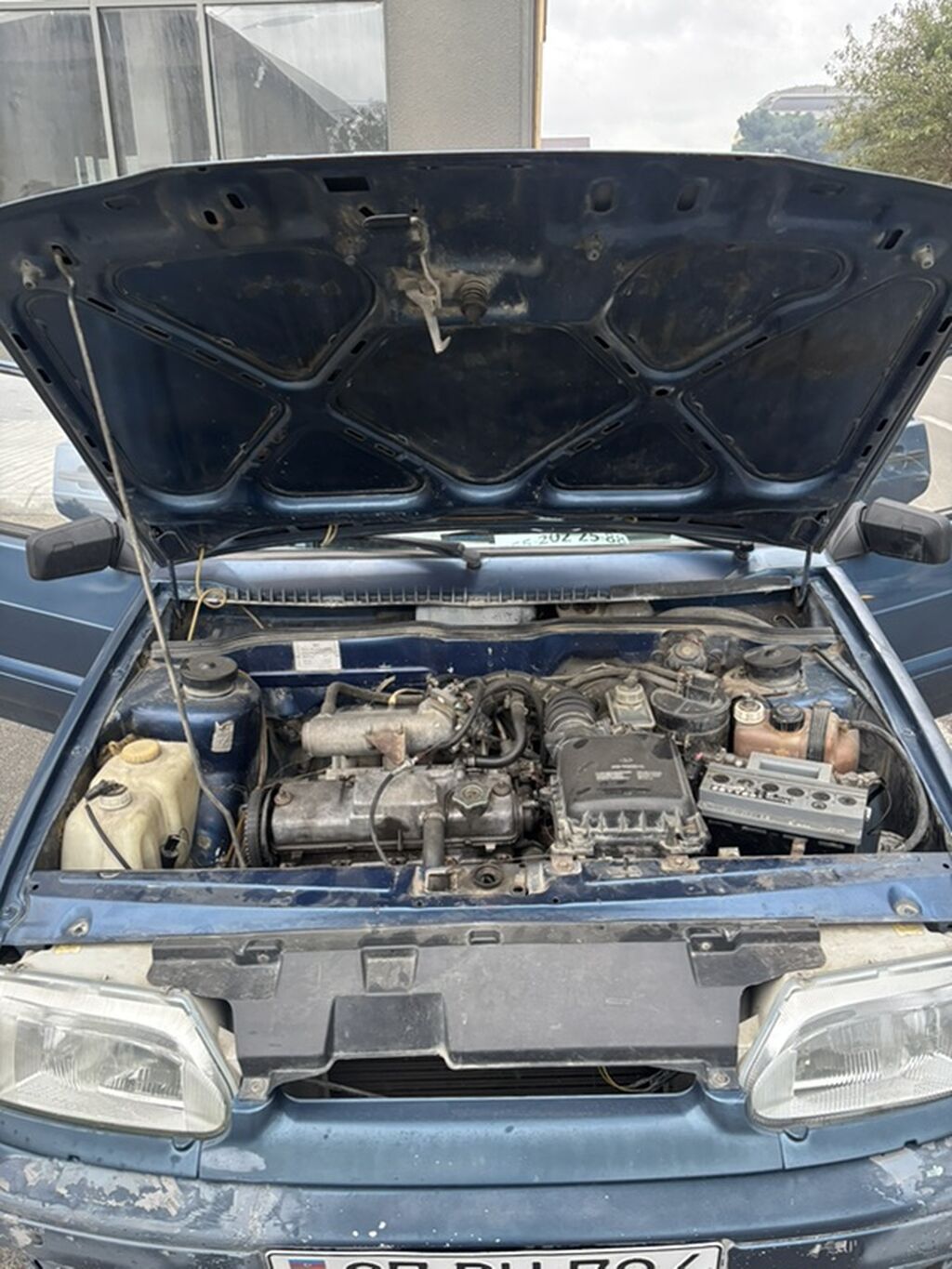 VAZ 2114 Samara hatchback 5 qapılı hatchback, mavi rəng Kasmetika 27-BU-794 — Avtomobillər, Xaçmaz (4)