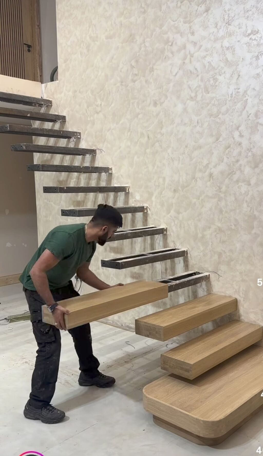 Yeni Pilləkən məhəccəri, Taxta, Ödənişli çatdırılma — Nərdivanlar, Bakı (2)