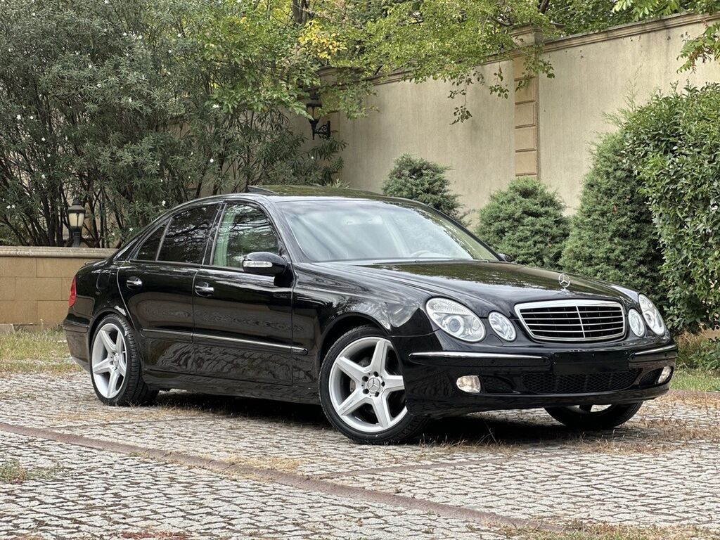 Mercedes-Benz E-Class (W211) sedan Əsas xüsusiyyətlər: - Kuzov: qara — Avtomobillər, Bakı (2)