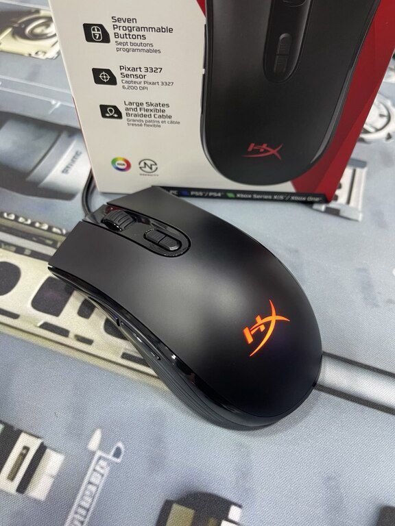 Gaming mouse "HyperX Pulsefire Core Black (4P4F8AA)" — Periferik cihazlar, Bakı (6)