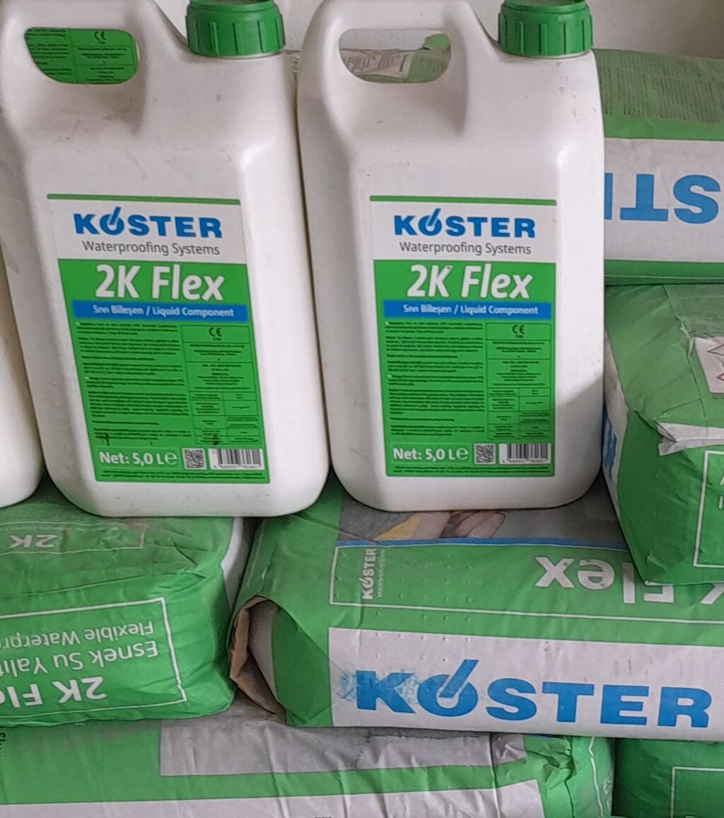 Köster 2K Flex – iki komponentli, polimer artırıcılı su yalıtım — Dam örtükləri, Bakı (2)