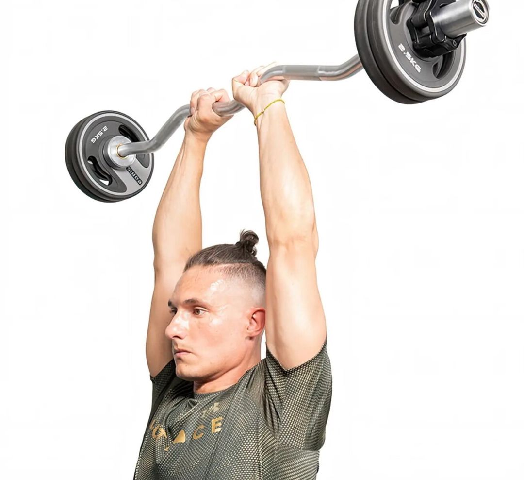 Ez Curl Barbell Bar F50 ştanq qrifi — İdman, hobi, istirahət, Bakı (7)