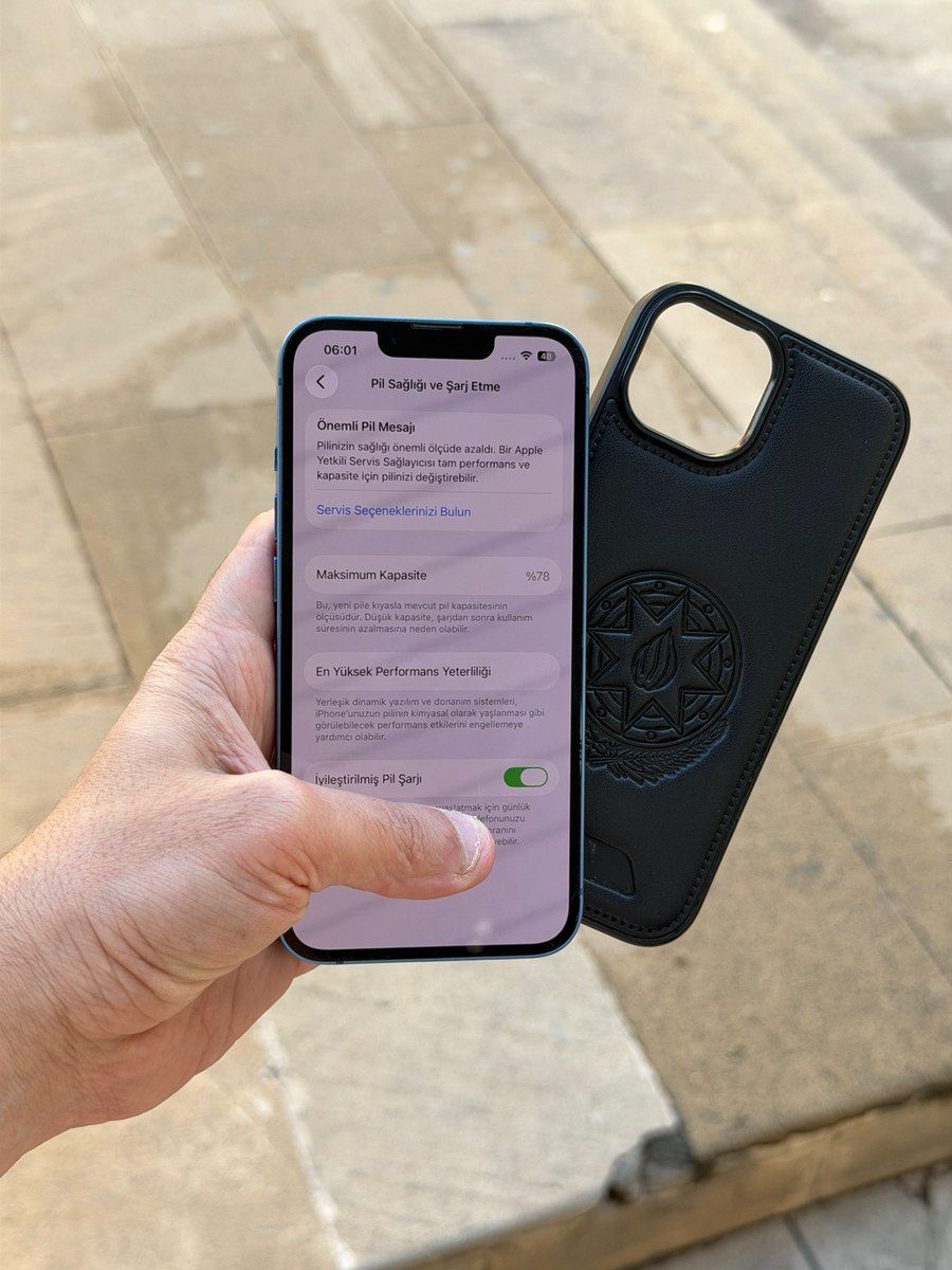 Apple iPhone 13 Blue 128GB/4GB — Smartfonlar, Bakı (6)