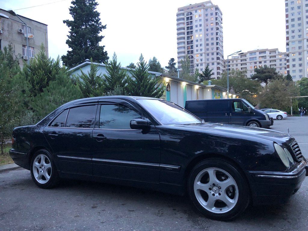 Mercedes E 220, 2.2 L, 1999 il, 347 000 km — Avtomobillər, Bakı (8)