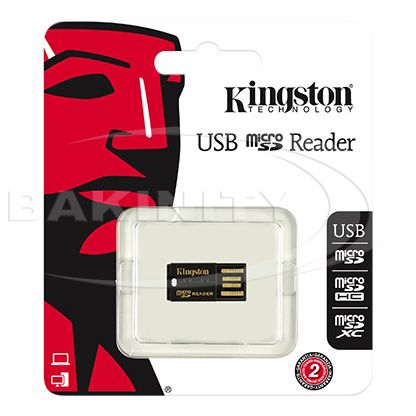 Kartrider Kingston MicroSD Reader Gen 2 (USB 2.0) FCR-MRG2 — 0.01 ₼ · Bakı · Kart oxuyucuları Kartrider Kingston MicroSD Reader Gen 2 (USB 2.0) FCR-MRG2 — Bakı