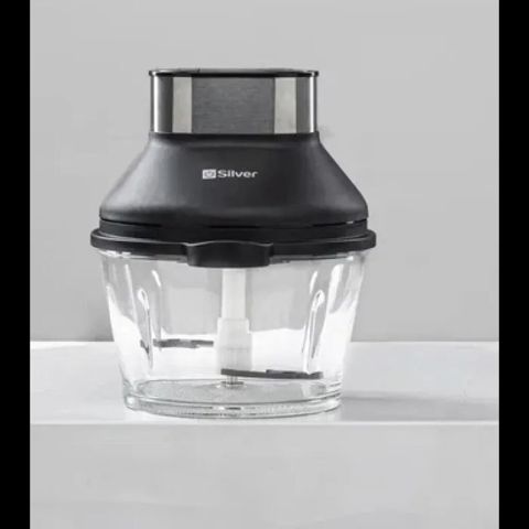 Silver SL-7306 Universal Doğrayıcı – 400W, 2L Şüşə Korpus Gündəlik — სამზარეულოს კომბაინები და მანქანები
