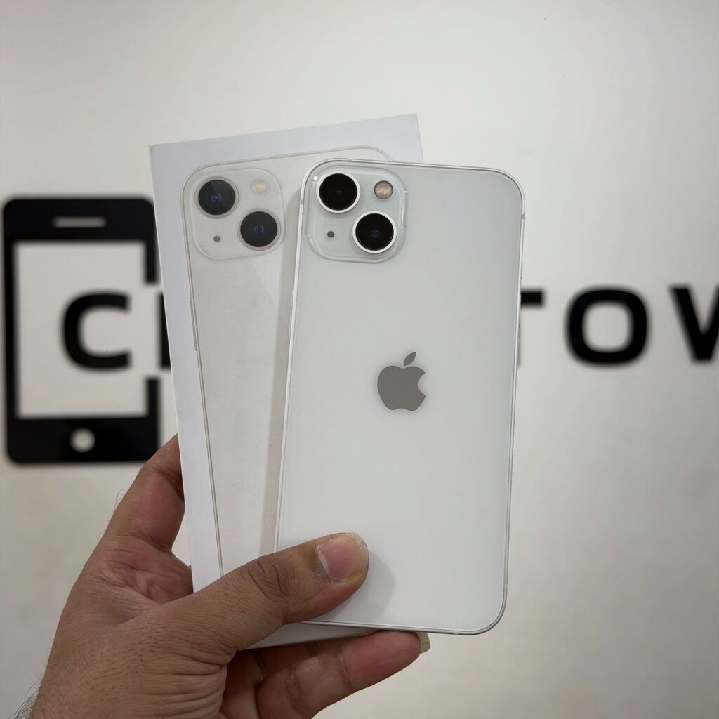 IPhone 13, 128 GB, Ağ, Zəmanət, Kredit, Simsiz şarj — Apple iPhone, Bakı