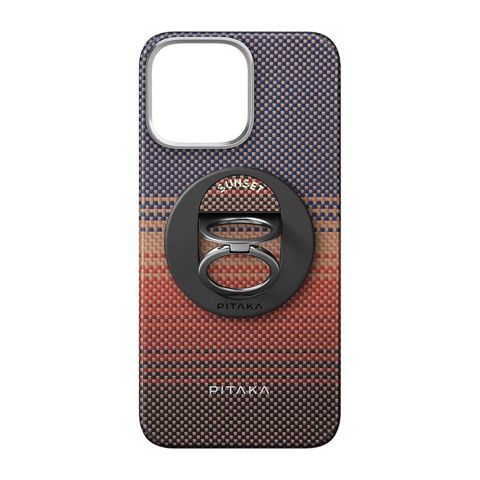 "Apple iPhone 16 Pro" üçün Pitaka Tactile Woven Sunset Moonrise arxalığı — İbay Az
