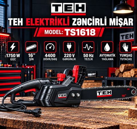 Elektrik mişarı TEH TS1618, 1750 Vt — Bakı