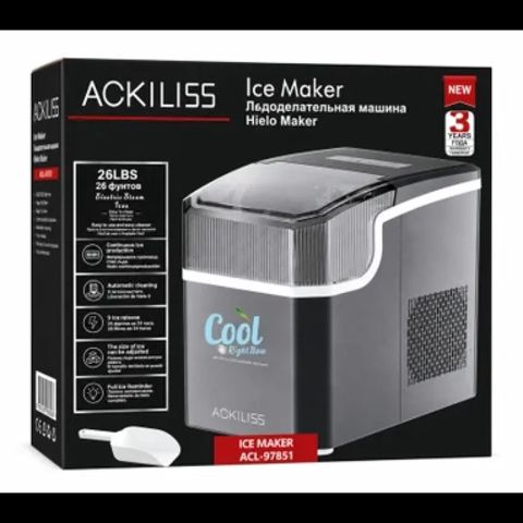Ackiliss ACL-97851 Portativ Elektrikli Sürətli Buz Hazırlama Cihazı — Bakı
