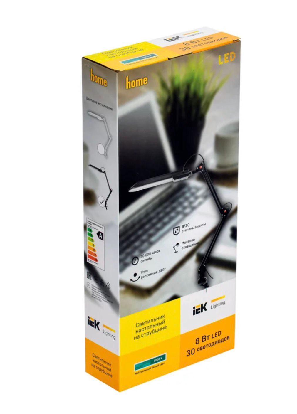 Masaüstü LED lampa 2015 IEK, 8W, qara — Mallar, Bakı (2)