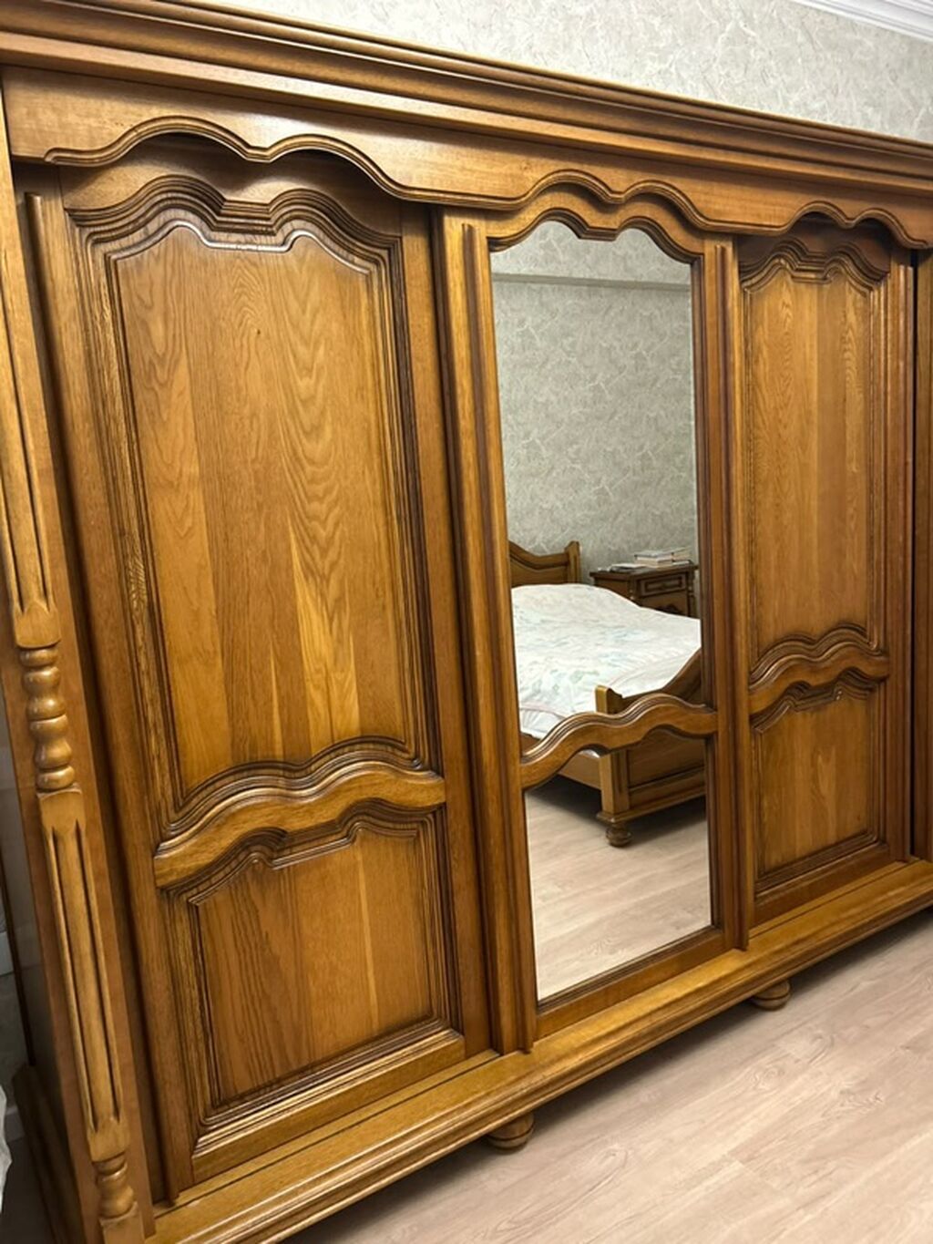 İkinəfərlik çarpayı, Dolab, Termo, 2 tumba, İşlənmiş — Yataq otağı mobilya dəstləri, Bakı (2)