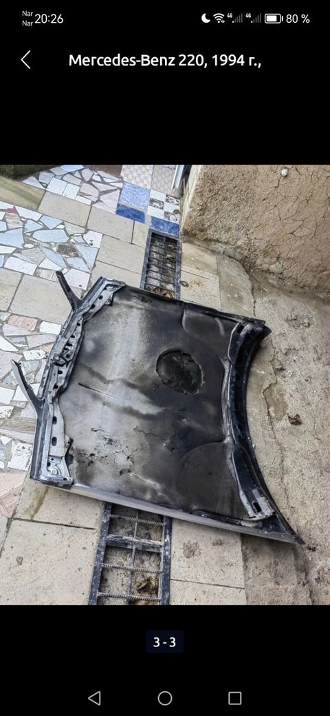 Mercedes 124 kuza üçün kapot — Qusar