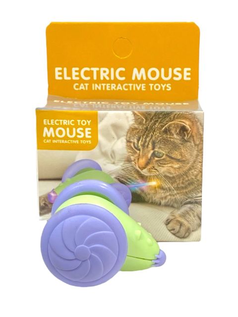 Pişiklər üçün oyuncaq K-522-16-6 Electric mouse, lazerli, rəngbərəng — Bakı
