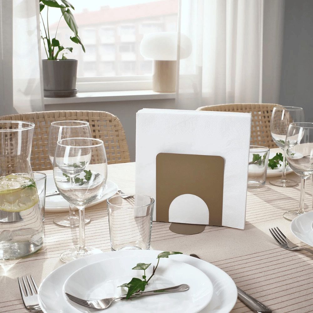 Salfet qabı IKEA Skogsror, metal, boz-qəhvəyi — Mallar, Bakı (2)