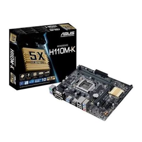 ASUS H110M-K 90MB0PH0-M0EAY0 – Intel H110 çipsetli, LGA1151 socket və — Bakı