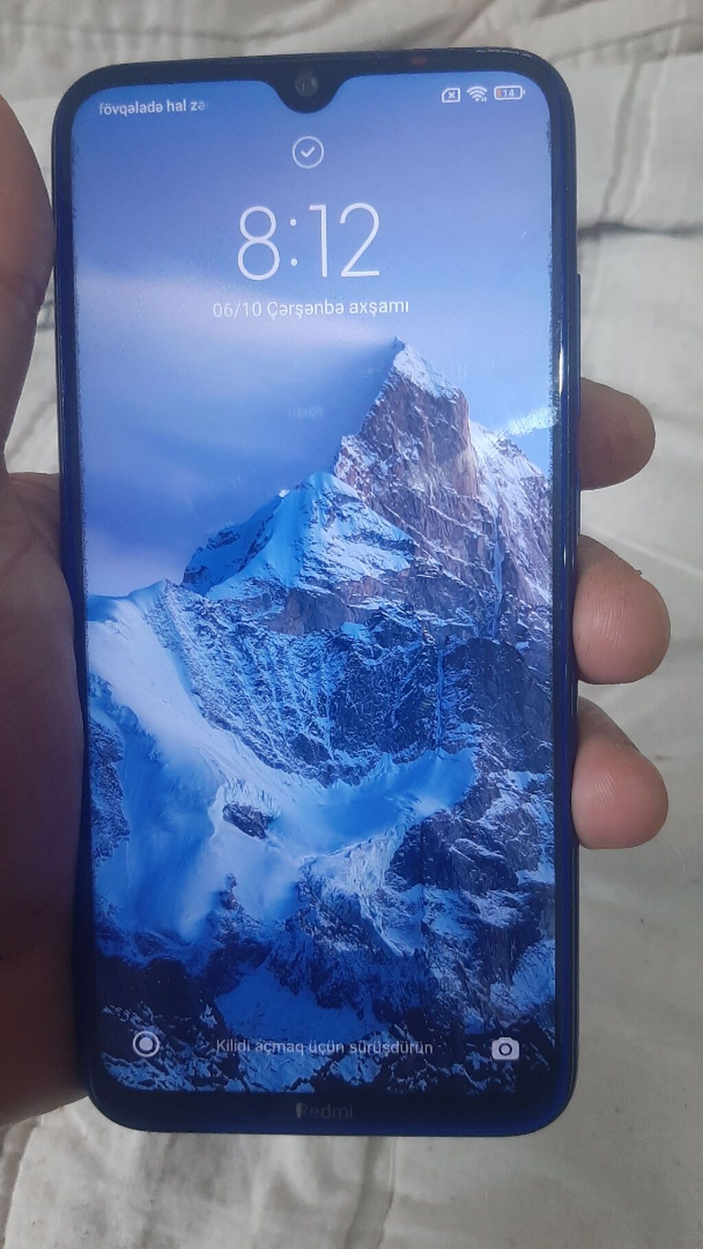 Redmi Note 8 (2021), 128 GB, rəng - Göy, Barmaq izi — Xiaomi, Bakı