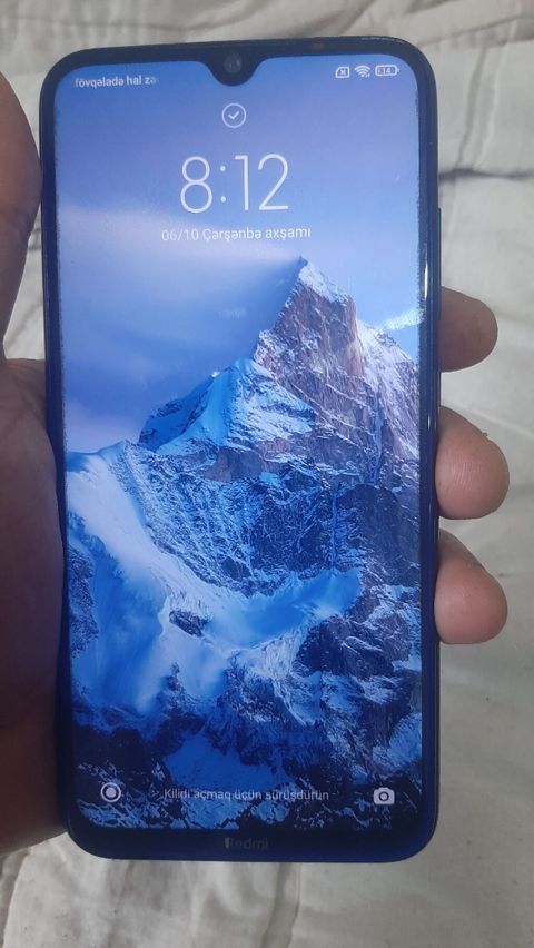 Redmi Note 8 (2021), 128 GB, rəng - Göy, Barmaq izi — Bakı