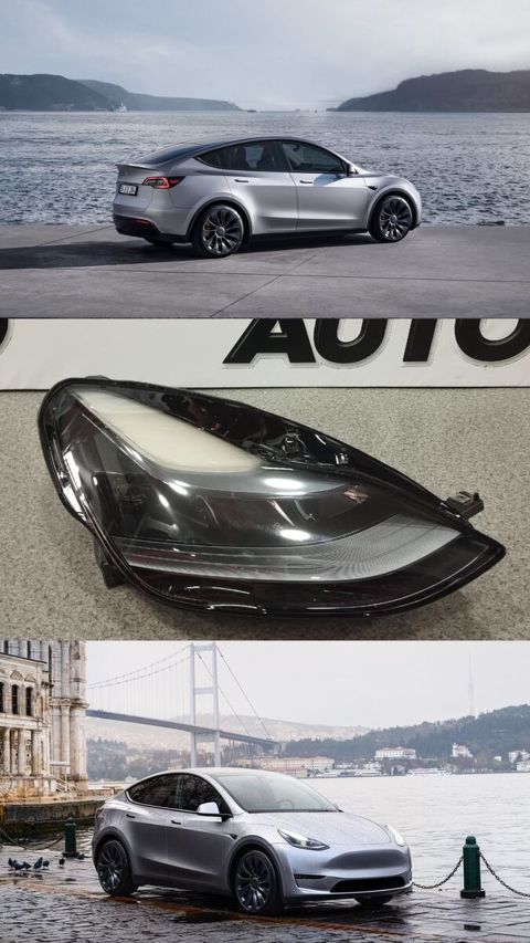 Tesla Model Y farası — Bakı