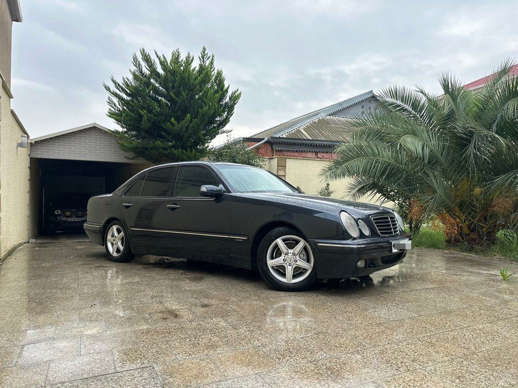 Mercedes E 220, 2.2 L, 2000 il, 357 000 km — Avtomobillər, Bakı (6)