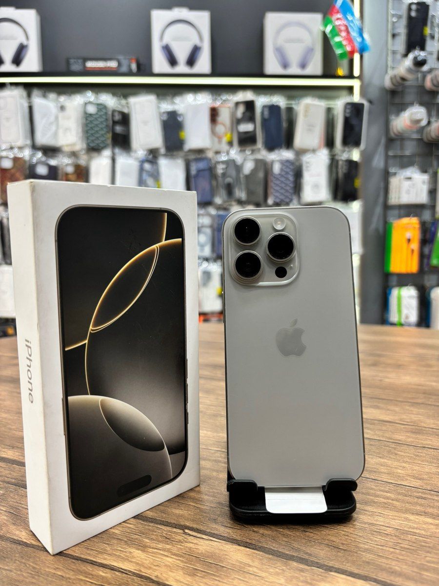 Apple iPhone 16 Pro Natural Titanium 256GB/8GB — Smartfonlar, Bakı