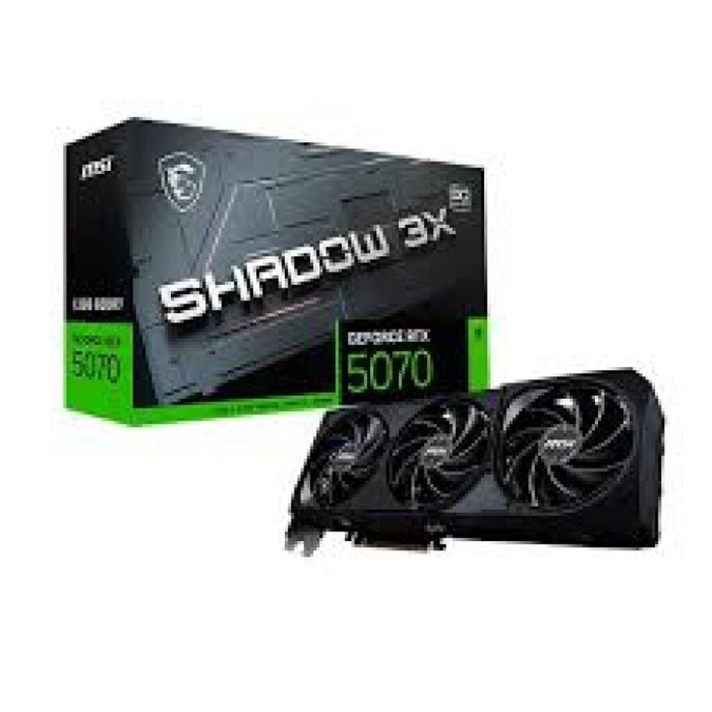 MSI GeForce RTX 5070 12G Shadow 3X OC Videokart Nvıdıa GeForce RTX — Qrafik kartlar, Bakı (2)