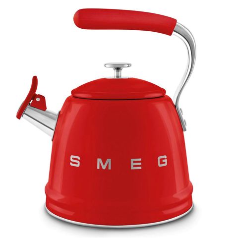 Çaydan Smeg, paslanmayan polad, qırmızı, 2300 ml — Bakı